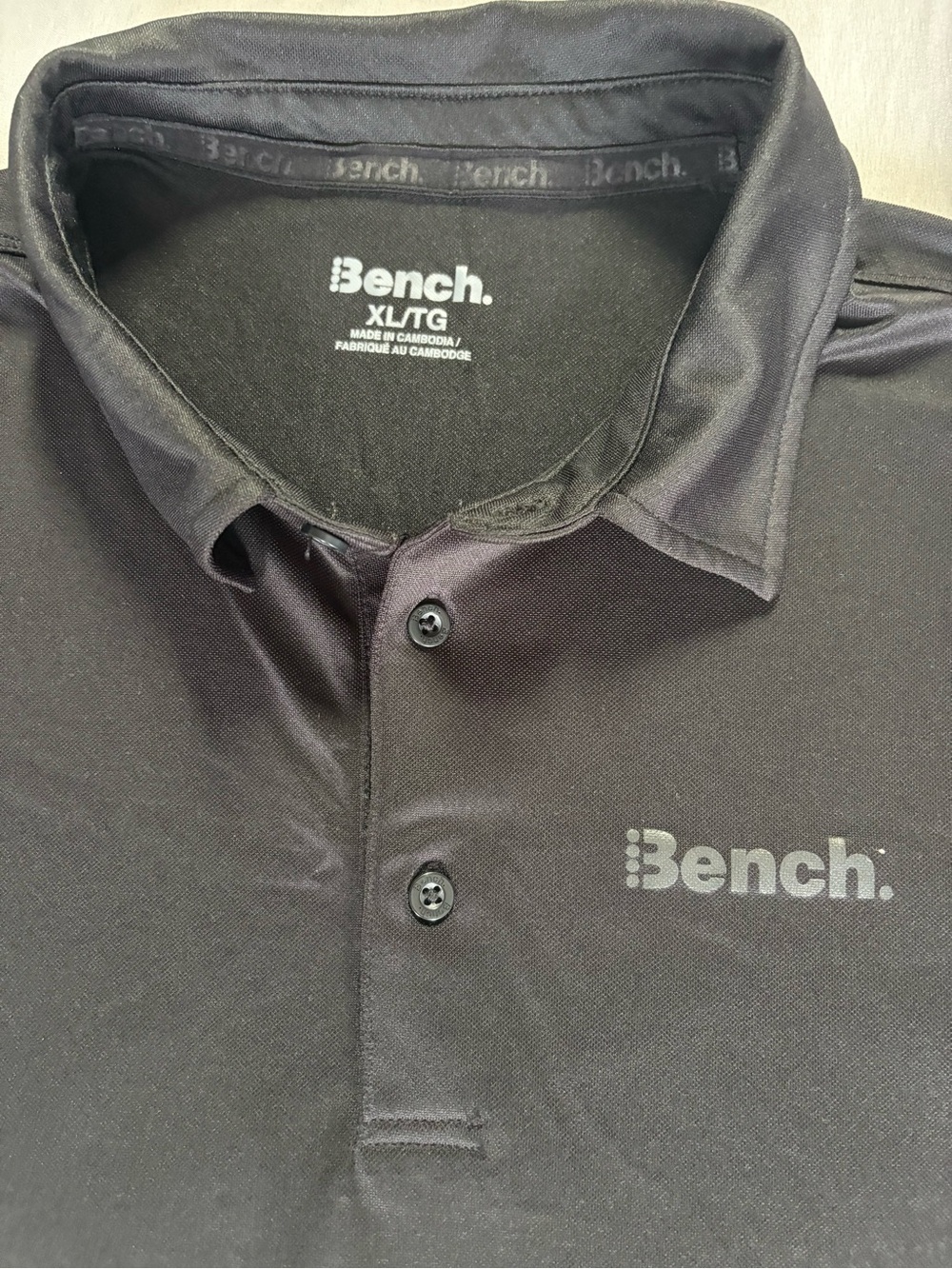 Bench Black Men’s Polo with Logo